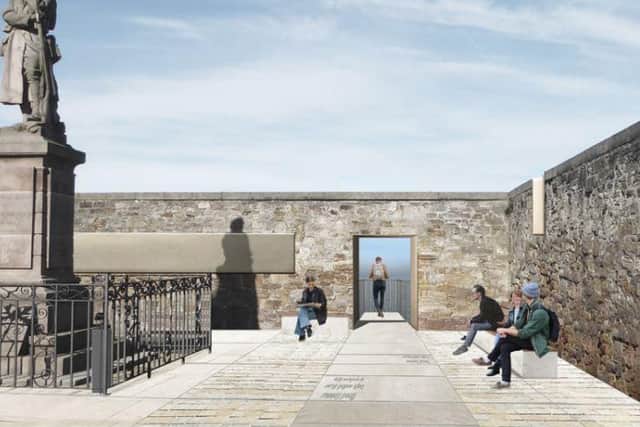 Artist's impression of the memorial