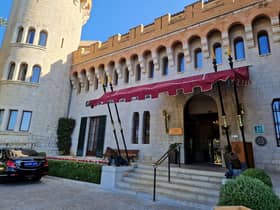 The Hotel Castillo Son Vida entrance stays true to its 13th-century origins. Photo: Rachael Davies.