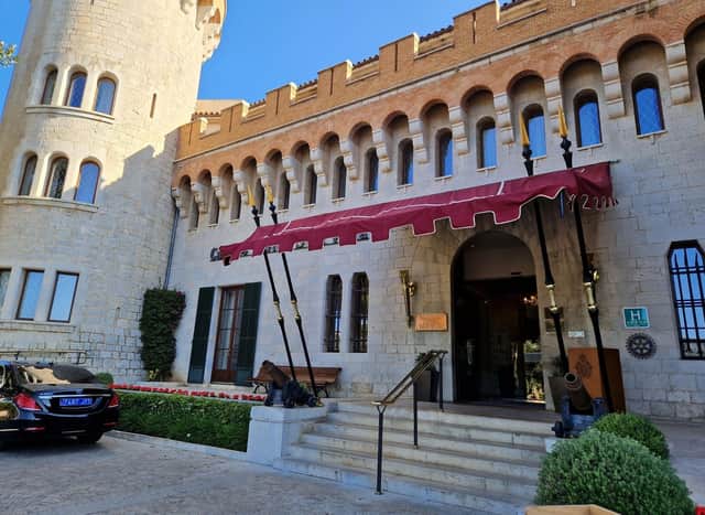 The Hotel Castillo Son Vida entrance stays true to its 13th-century origins. Photo: Rachael Davies.