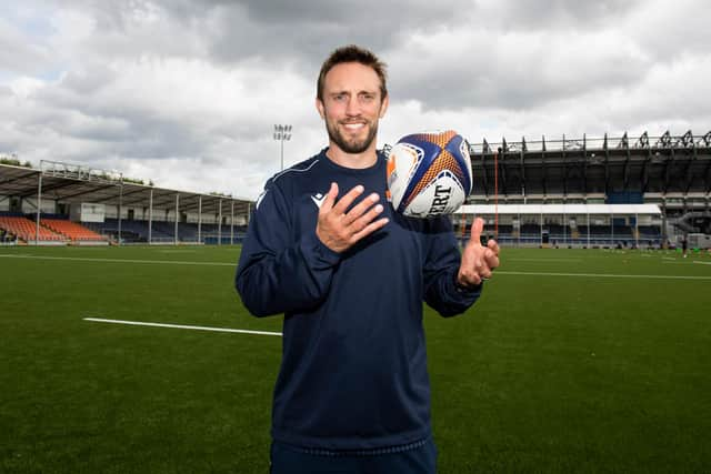 Edinburgh head coach Mike Blair at the club's new stadium. Picture: Paul Devlin/SNS