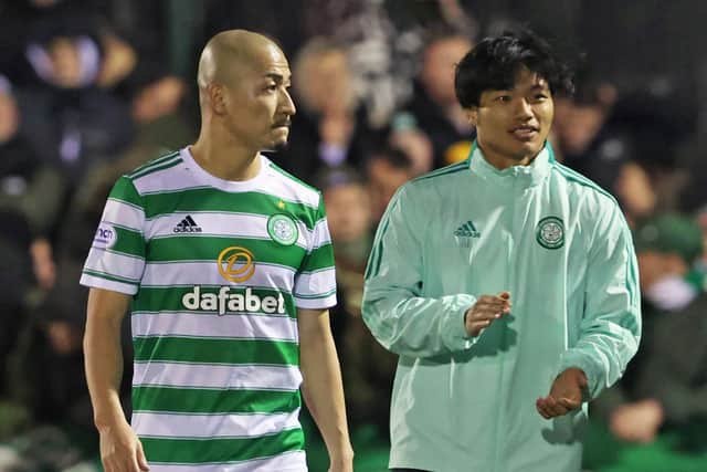 Celtic's Daizen Maeda and Reo Hatate have been called up by Japan. (Photo by Alan Harvey / SNS Group)