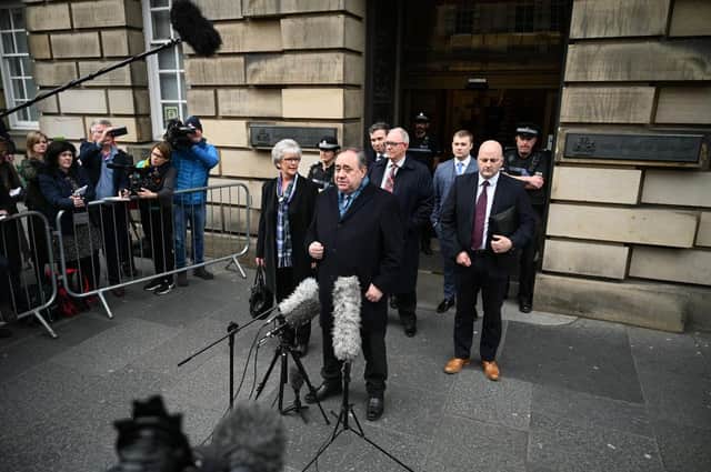 A small change was made to Kirsty Wark's documentary on the trial of Alex Salmond