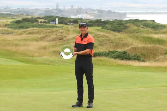 Grant Forrest recorded his maiden European Tour win with a brilliant victory in the Hero Open at Fairmont St Andrews last Sunday. Picture: Andrew Redington/Getty Images.