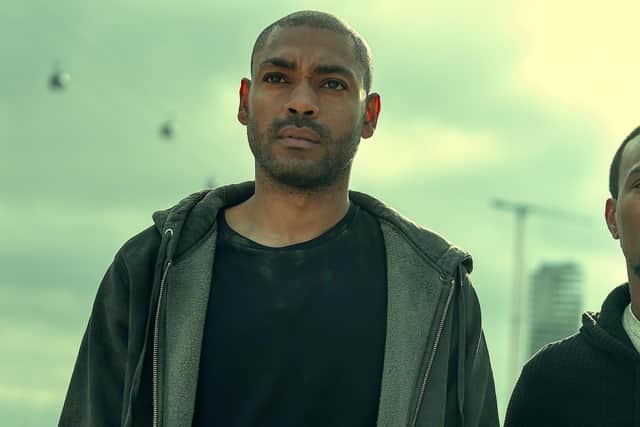 Kane Robinson and Ashley Walters in Top Boy.