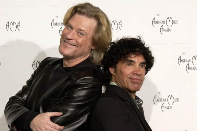Daryl Hall and John Oates: tunesome, blow-dried, little-and-large double-act.