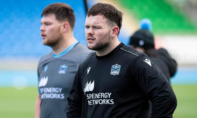 Ewan Ashman during a Glasgow Warriors training session at Scotstoun. He has been recalled by Sale Sharks. (Photo by Ross MacDonald / SNS Group)