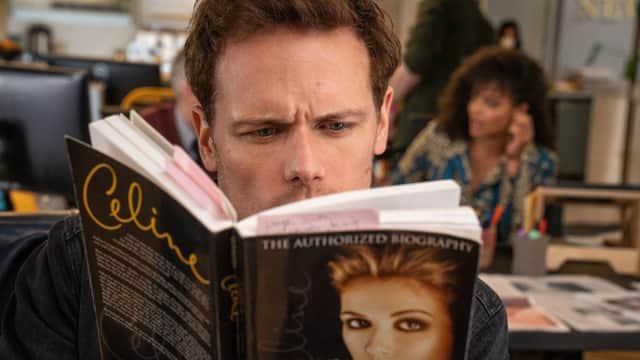 Sam Heughan will take the lead role in Love Again. Cr: SONY PICTURES ENTERTAINMENT INC.