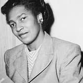 Claudia Jones at the National Communist Headquarters in New York in 1948 after being arrested and charged with being an illegal alien (Photo: Hulton Archive/Getty Images)