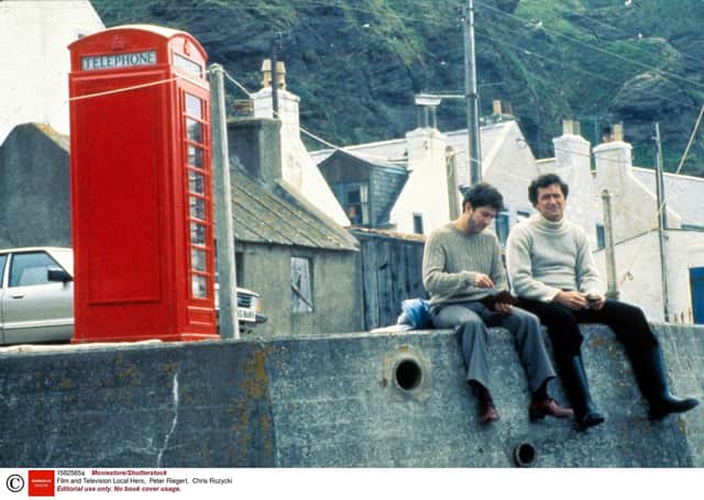 Actors Peter Riegert, who plays Mac, and Chris Rozycki as Viktor in Local Hero which had its Scottish premiere in Glasgow 40 years ago today, on March 16 1983. PIC: Moviestore/Shutterstock.
