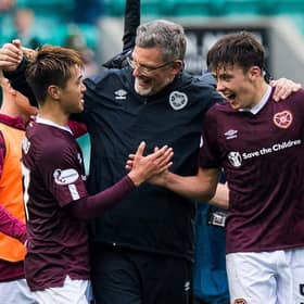 Craig Levein believes Aaron Hickey could be an effective holding midfield player. Picture: SNS