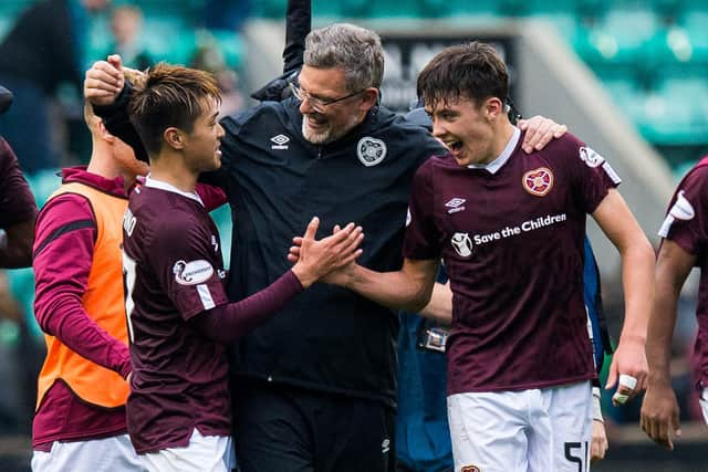 Craig Levein believes Aaron Hickey could be an effective holding midfield player. Picture: SNS