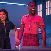 ​Belinda Chandra (Varada Sethu) and The Doctor (Ncuti Gatwa) in the new series of Doctor Who.