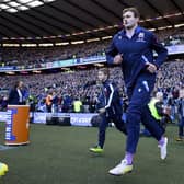 Richie Gray, foreground, will be replaced by his younger brother Jonny, pictured behind him, when Scotland play Argentina. (Photo by Craig Williamson / SNS Group)