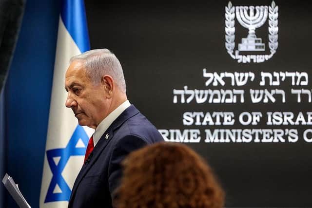 Israel's Prime Minister Benjamin Netanyahu continues his country's all-out attacks on Gaza (Picture: Abir Sultan/Pool/AFP/Getty)