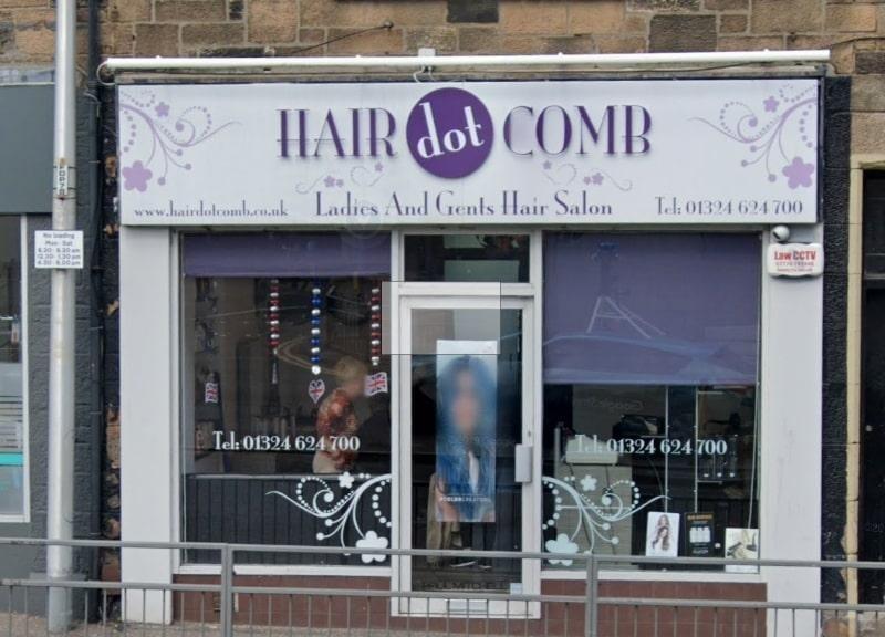 If you need to book with them just head over to "hair dot comb dot com" nice and easy (joking!) But seriously, you should comb on over to this well-rated Falkirk-based hairdresser.