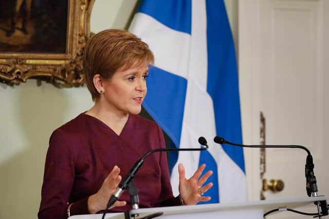 Nicola Sturgeon condemned border protests