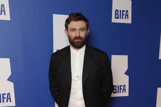 James McArdle in the winners room at the 24th British Independent Film Awards in London, 2021. Pic: John Phillips/Getty Images