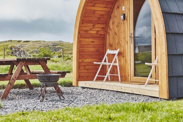 With mountain views and sandy beaches a short walk away, the Iona Pods offer a great chance to get away from it all. Each of the pods come with either a double or two single beds, power sockets, a microwave, fridge, electric hob, kettle, kitchenware and cutlery. Outside there's a picnic bench and a fire pit for alfresco snacks. All this is just 12-minute walk from Iona Abbey on a working croft on the tiny Scottish island.
