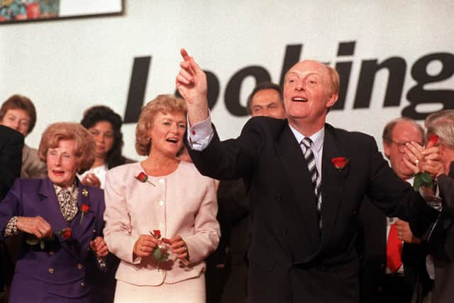 Labour leader Neil Kinnock looked set to become the next Prime Minister in the run-up to the 1992 general election, won by John Major's Conservatives (Picture: Michael Stephens/PA)