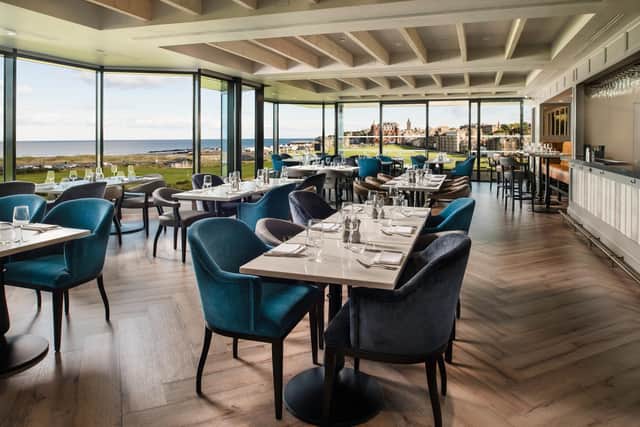 The new Swilcan Loft restaurant at the Old Course Golf Resort and Spa, St Andrews.