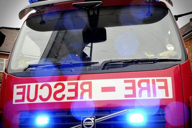 Fire crews have been battling a blaze in a number of buildings in the centre of Kilmarnock.
