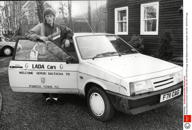 Baltacha was under strict Soviet instructions to drive a Lada when he came to the UK