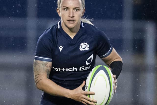 Scotland's Chloe Rollie has been suspended for three matches following her red card against Italy. (Photo by Paul Devlin / SNS Group)