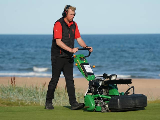 Greenkeepers all around Scotland have had to face one of the worst spells of weather for a long time over the past few months. Picture: Phil Inglis/Getty Images.