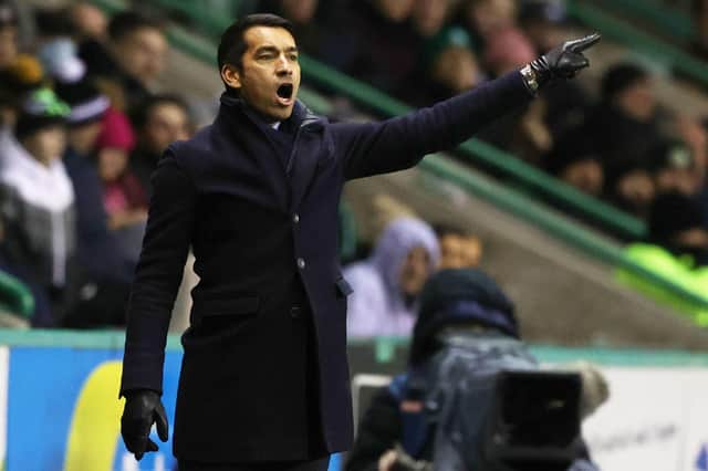 Rangers manager Giovanni van Bronckhorst.
