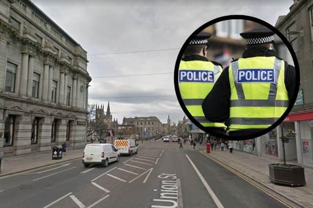 Four thefts have taken place in Aberdeen City Centre since the beginning of February.