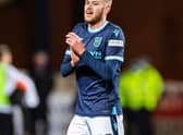 Zak Rudden pictured during his debut for Dundee in their 0-0 draw against Dundee United at Dens Park on Tuesday night. (Photo by Roddy Scott / SNS Group)