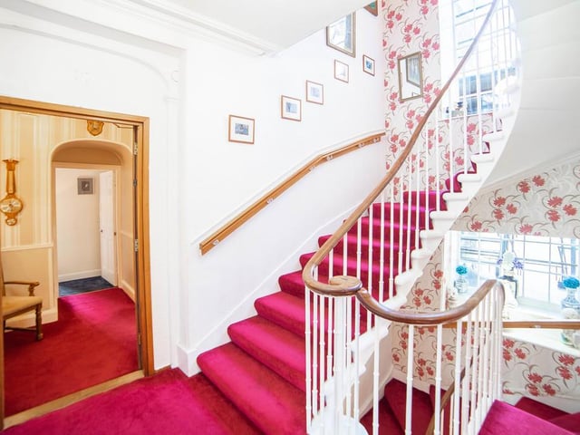 Hall and staircase.