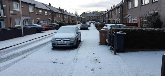 Residents in the Capital also woke up to a blanket of snow