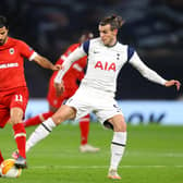 Israeli playmaker Lior Refaelov, pictured battling for possession with Gareth Bale during a group stage match at the Tottenham Hotspur Stadium in December, has scored three times for Antwerp in the Europa League this season. (Photo by Julian Finney/Getty Images)