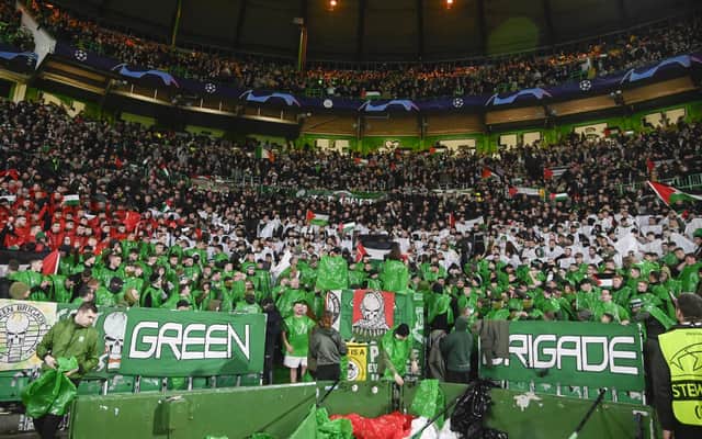 Celtic fan group The Green Brigade have been banned from home and away matches. (Photo by Rob Casey / SNS Group)