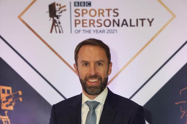 Gareth Southgate on the red carpet prior to the BBC Sports Personality of the Year Awards 2021. Picture: David Davies/PA Wire.