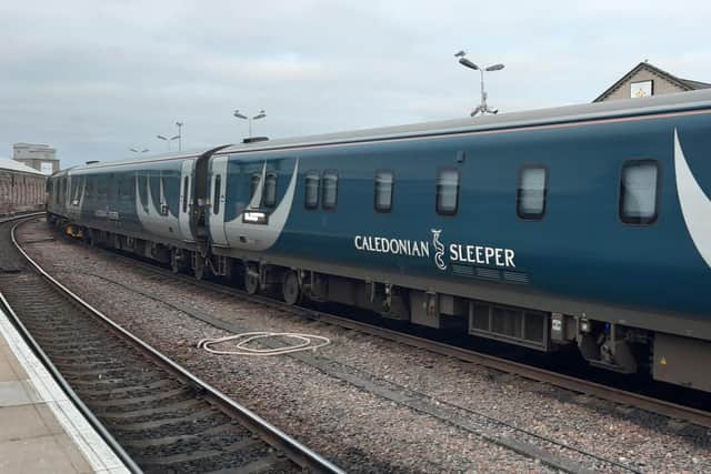 The Highlander service after arrival from London in Inverness in March. Picture: The Scotsman