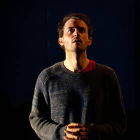 Michael Marcus in Who Killed My Father at Tron Theatre, Glasgow PIC: Emily Macinnes