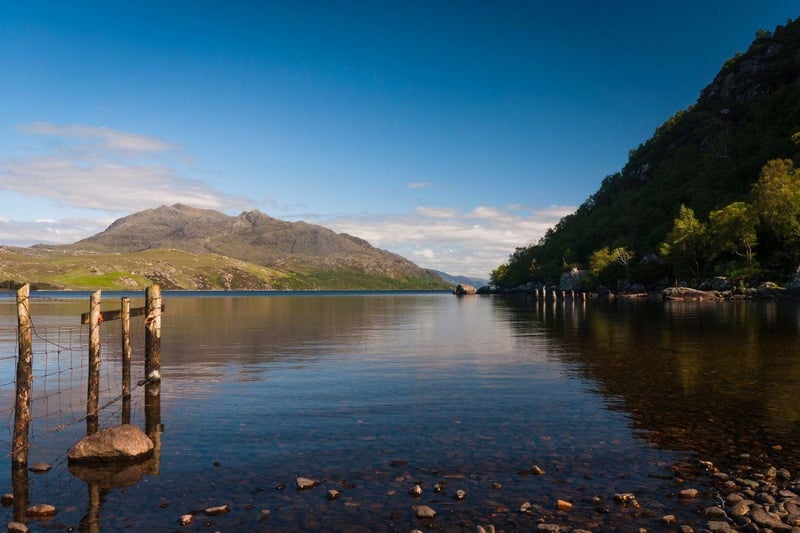 A surface area of 28.6 square kilometres puts Loch Maree, in Wester Ross, into fourth place. The largest island on the loch, Eilean Sùbhainn, contains a loch that itself contains an island - the only example of this geographical phenomenon in the UK.
