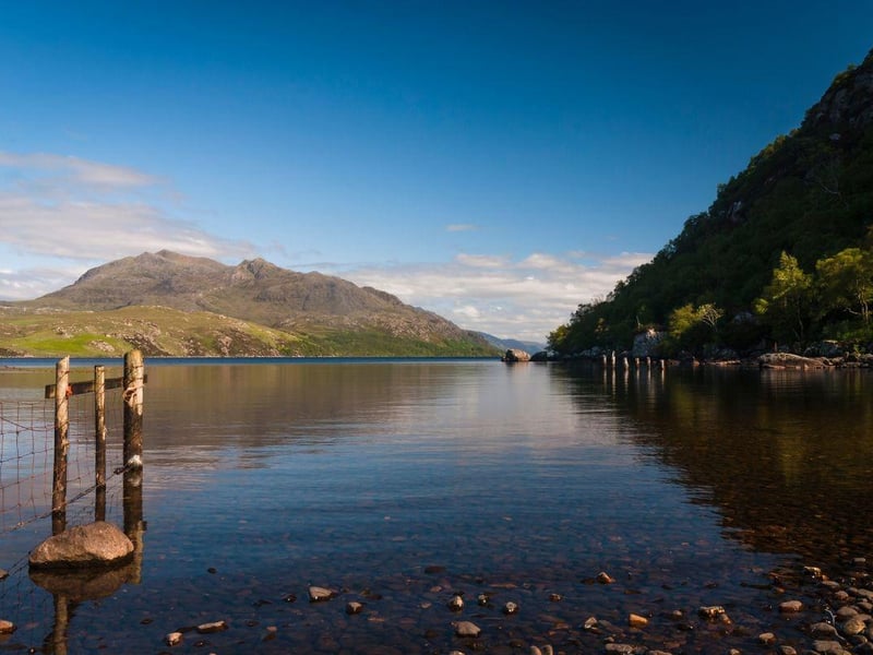 A surface area of 28.6 square kilometres puts Loch Maree, in Wester Ross, into fourth place. The largest island on the loch, Eilean Sùbhainn, contains a loch that itself contains an island - the only example of this geographical phenomenon in the UK.
