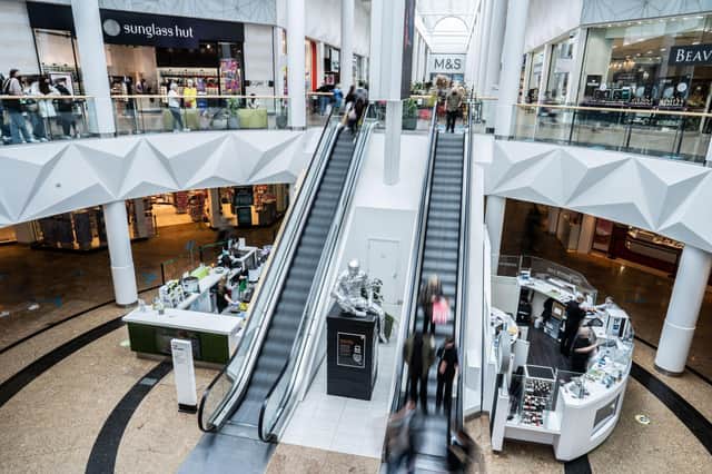 Bosses at Meadowhall in Sheffield say the number of shoppers at Christmas was still down but those that came spent more, especially on luxury goods including jewellery.
