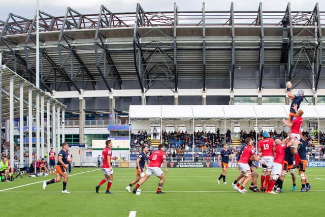 The new 7,800-capacity Edinburgh Rugby Stadium has been built on the back pitches at Murrayfield. Picture: Bruce White/SNS