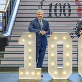 Culture Secretary Angus Robertson with National Librarian Amina Shah  at an event at the National Library of Scotland to celebrate its centenary year (Picture: PA)