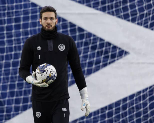 Scotland goalkeeper Craig Gordon has only made two Hearts appearances this year since returning from injury.
