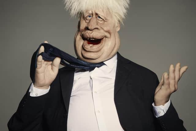 Handout photo issued by Avalon of a puppet with the likeness of Boris Johnson