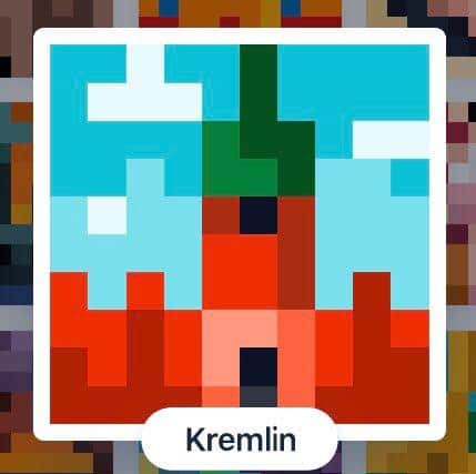 Another answer showed an image of the Kremlin.