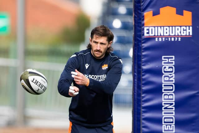 Henry Pyrgos will captain Edinburgh against Glasgow at Scotstoun. (Photo by Paul Devlin / SNS Group)