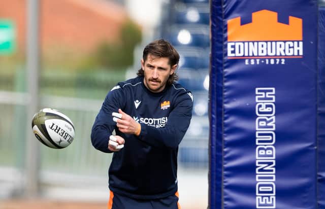 Henry Pyrgos will captain Edinburgh against Glasgow at Scotstoun. (Photo by Paul Devlin / SNS Group)