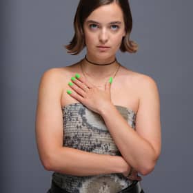 Celine Buckens as entitled, bratty Talitha in Showtrial