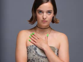 Celine Buckens as entitled, bratty Talitha in Showtrial
